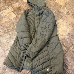 Spyder Women's Green Hooded Jacket
